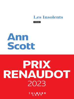 cover image of Les Insolents--Prix Renaudot 2023